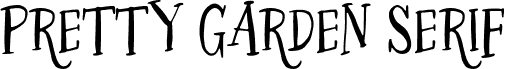 PrettyGardenSerifDemo
