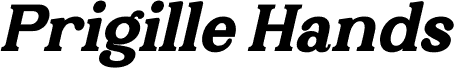Prigille Hands Italic