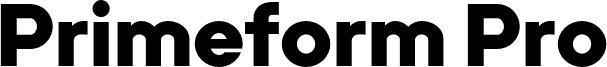 Primeform Pro Demo Black font