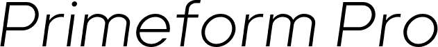 Primeform Pro Demo Light Italic