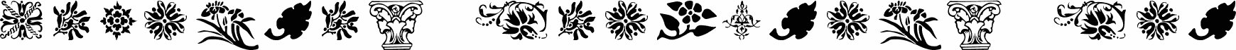 Printers Ornaments One