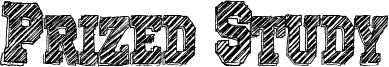 Preview of the PrizedStudy font