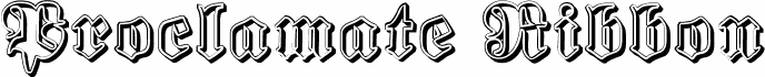 Proclamate Ribbon Heavy