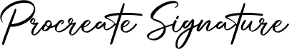 Procreate Signature