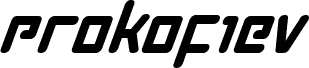 Prokofiev Bold Italic