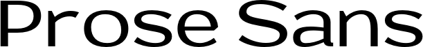 Prose Sans Demo Medium