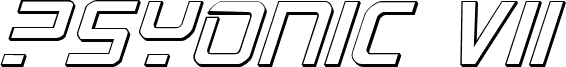PsYonic VII 3D Italic