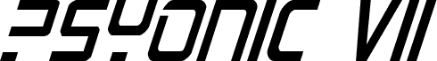 PsYonic VII Condensed Italic