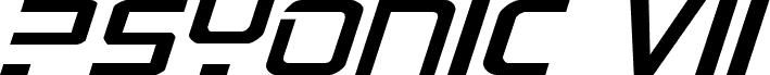 PsYonic VII Expanded Italic