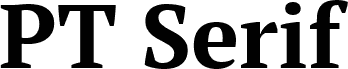 PT Serif Bold