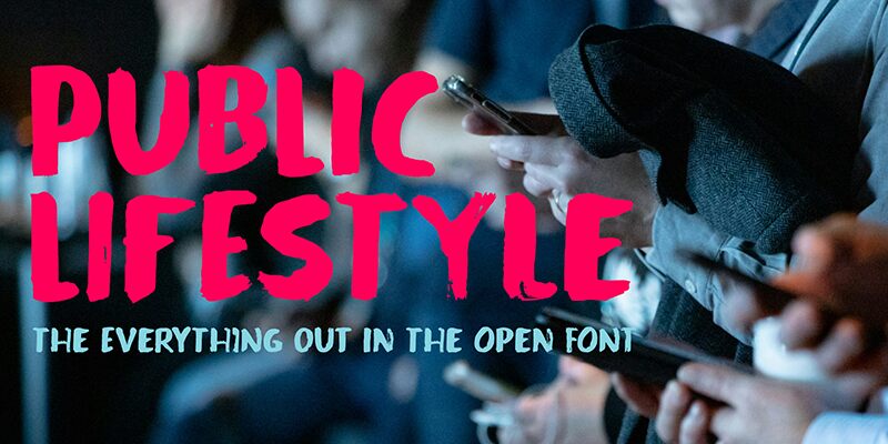 Public Lifestyle Czcionka