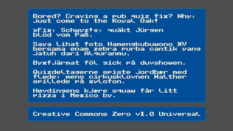 Public Pixel Carattere