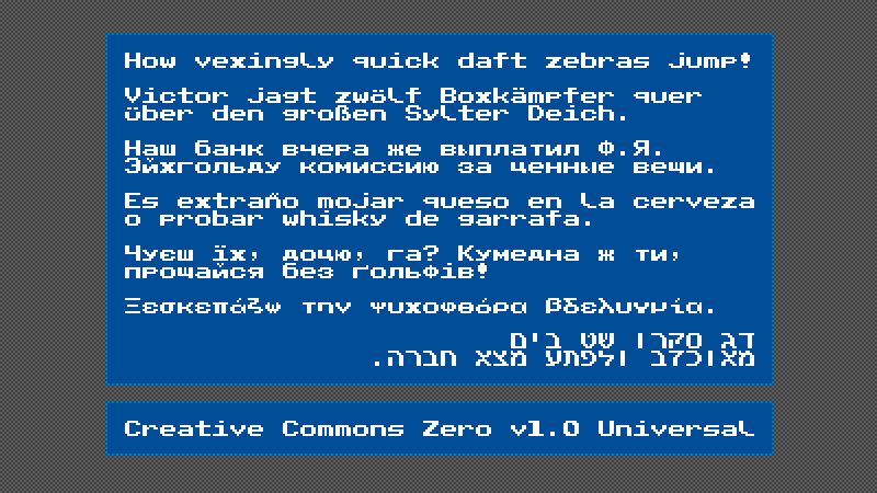 Public Pixel Carattere