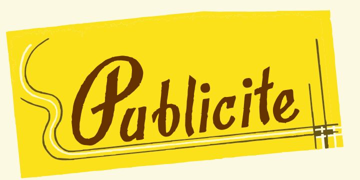 Publicite Schriftart