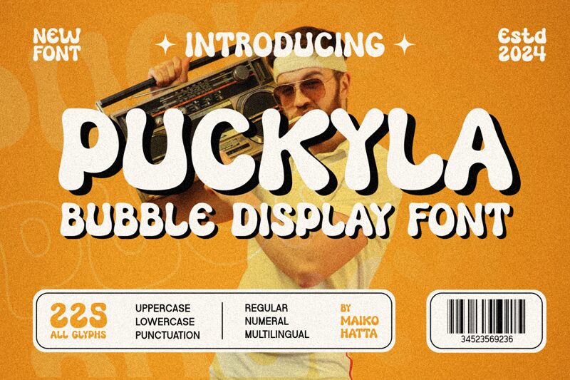 PUCKYLA Font