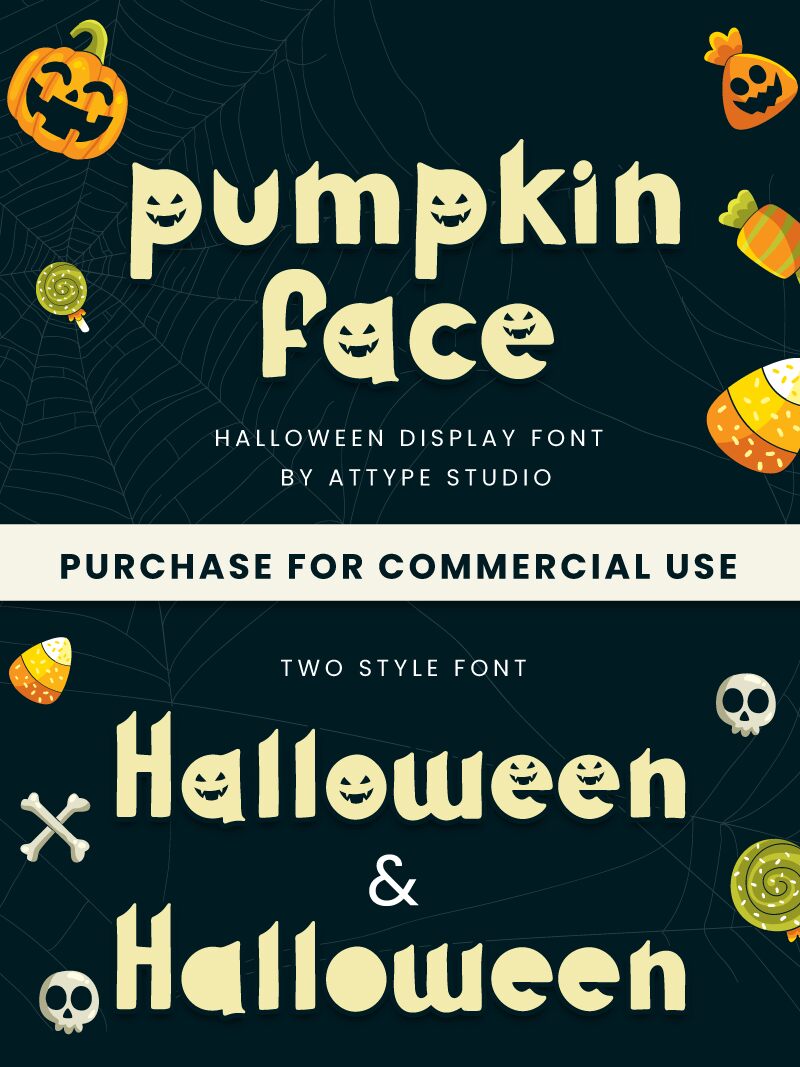 Pumpkin Face Czcionka