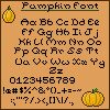 Pumpkin Font Czcionka