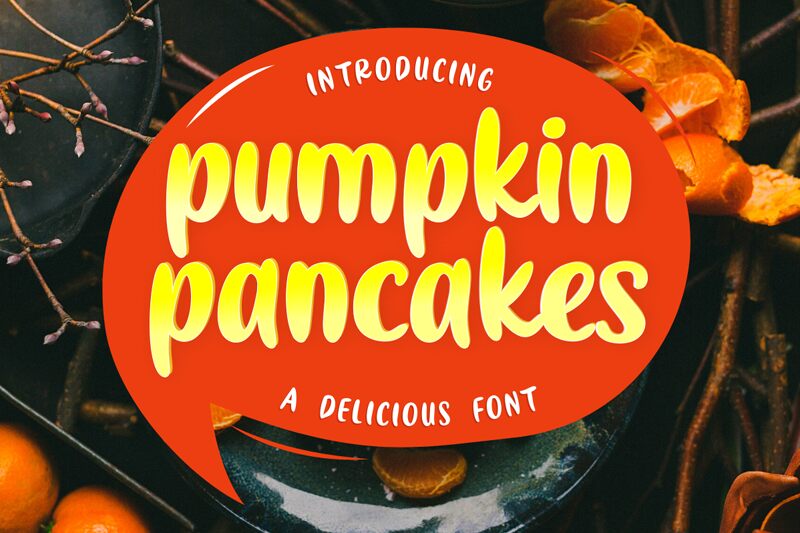 Pumpkin Pancakes Druh písma