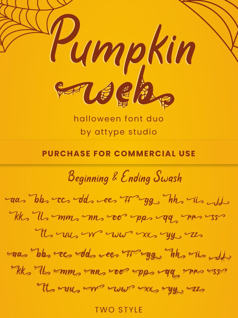 Pumpkin Web Czcionka