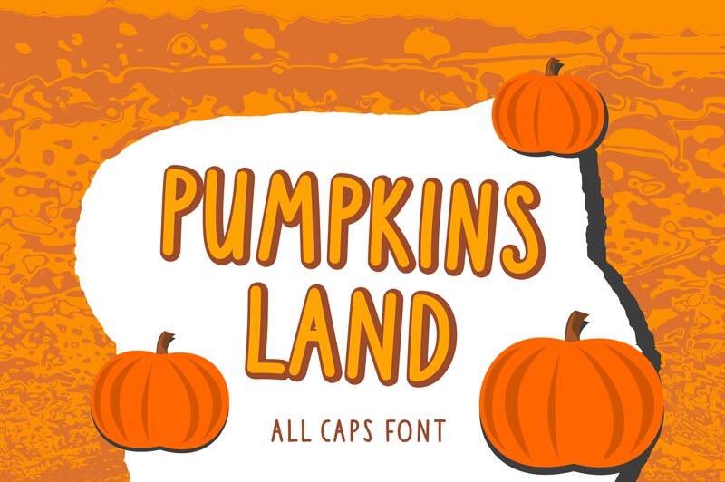 Pumpkinsland Schriftart