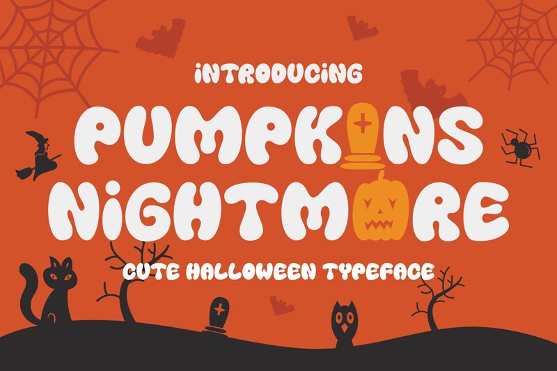 Pumpkins Nightmare Schriftart