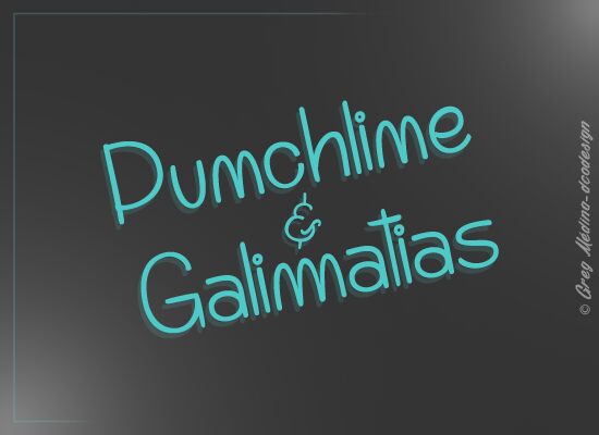 Punchline&Galimatias Czcionka