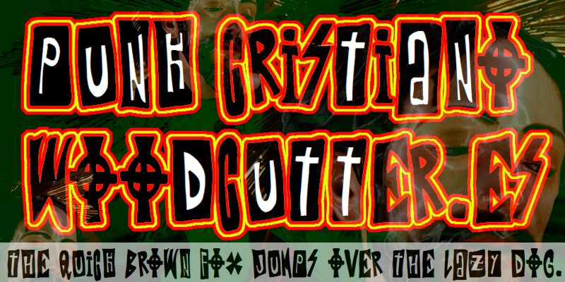 Punk Cristiano Czcionka