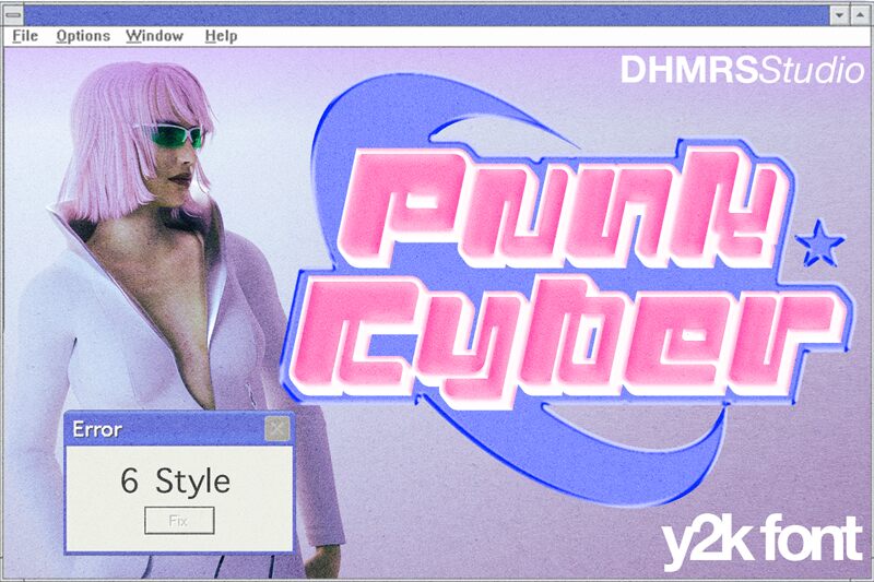 Punk Cyber Czcionka