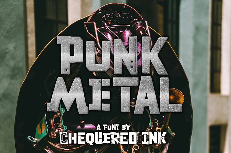 Punk Metal Czcionka
