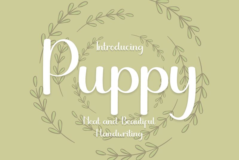 Puppy — Presentazione del carattere