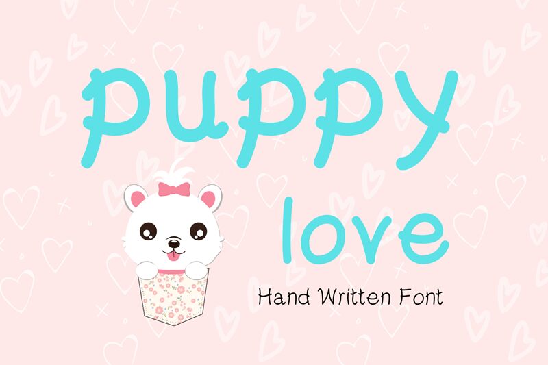 PuppyLove الخط 