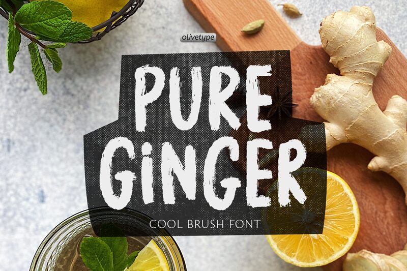 Pure Ginger Schriftart