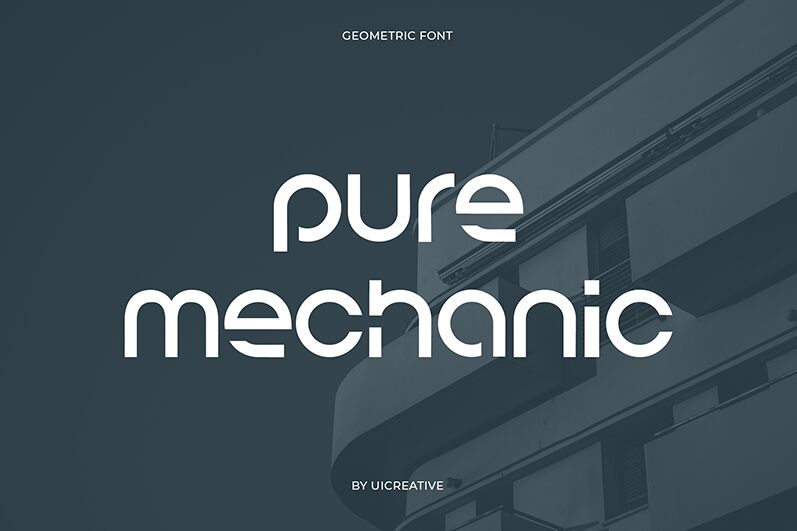 Pure Mechanic Schriftart