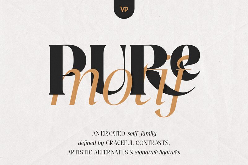 Pure Motif Font