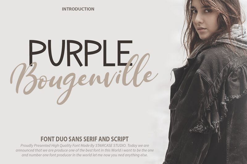 Purple Bougenville Carattere