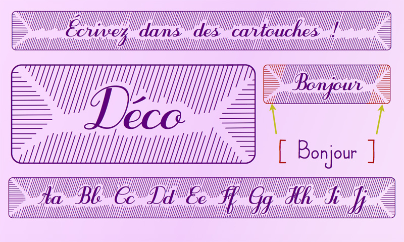 Purple Deco Carattere
