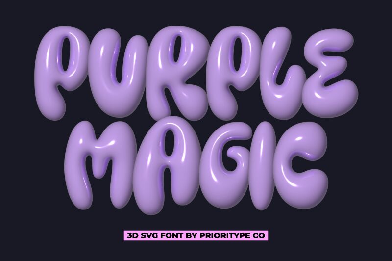 Purple Magic Schriftart