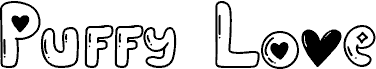 Puffy Love 字体