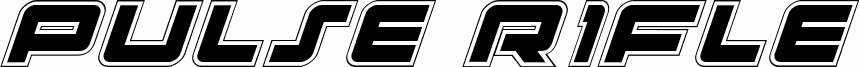 Pulse Rifle Academy Italic