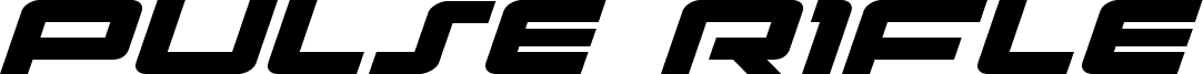 Pulse Rifle Expanded Italic