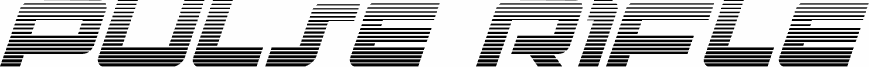 Pulse Rifle Gradient Italic