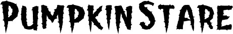 Pumpkin Stare font