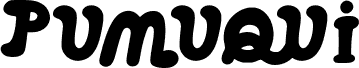 Vorschau der Schriftart Pumuqui