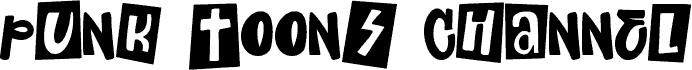 Podgląd czcionki Punk Toons Channel