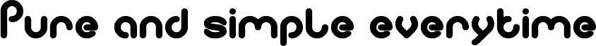معاينة خط pure and simple everytime Bold
