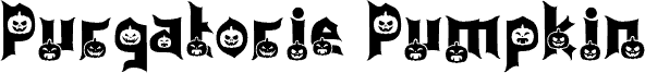 Purgatorie Pumpkin font