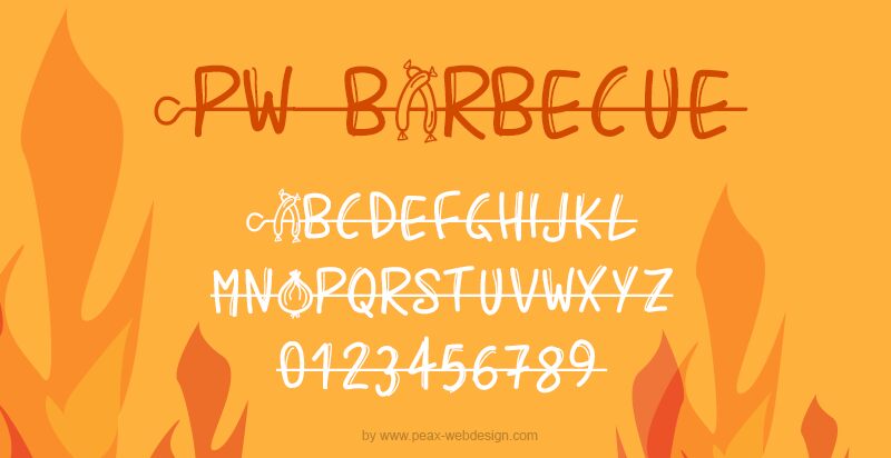 PWBarbecue Carattere