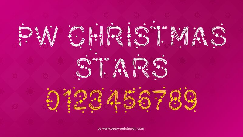 PWChristmasStars Carattere