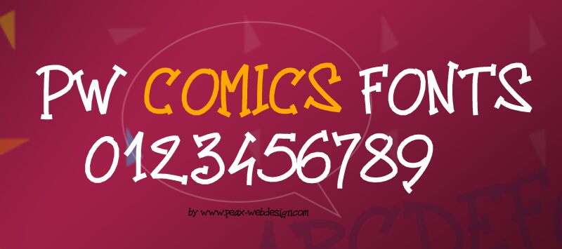 PWComics Carattere