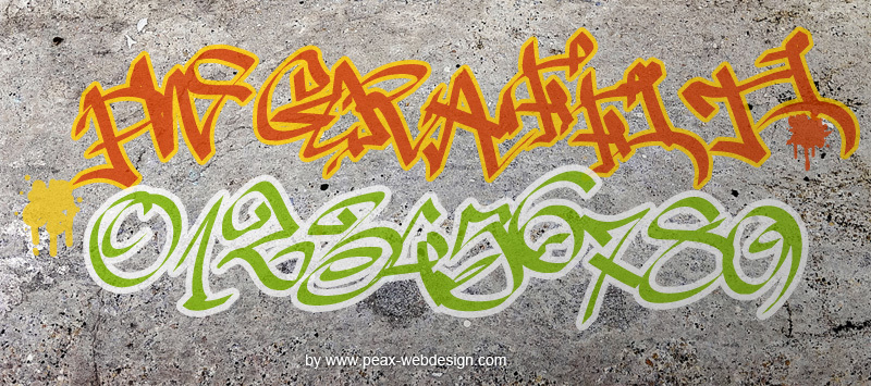 PWGraffiti Schriftart